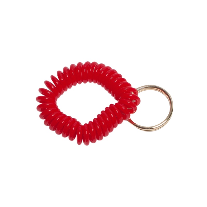 Bracelet spirale pour sifflet - Rouge