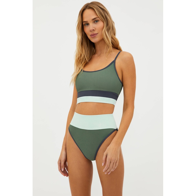 Eva Top Palm Paradise Colorblock