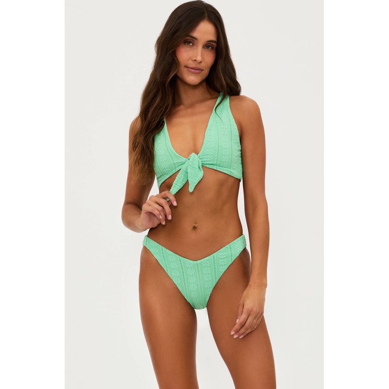 Dallas Top Sage Bloom Jacquard
