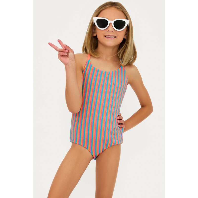 Little Julia One Piece Petal Stripes