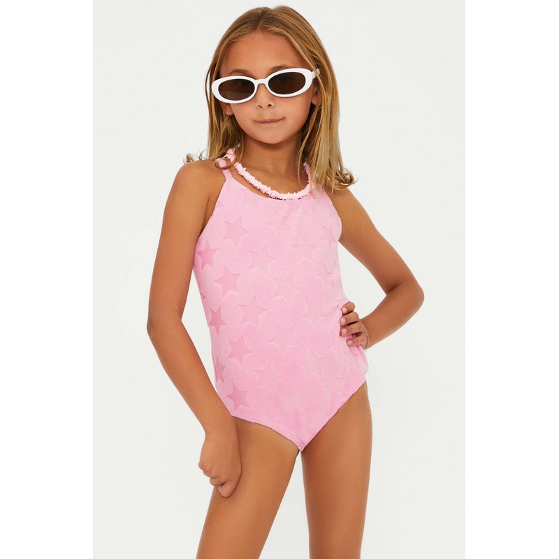Little Julia One Piece Prism Pink Star