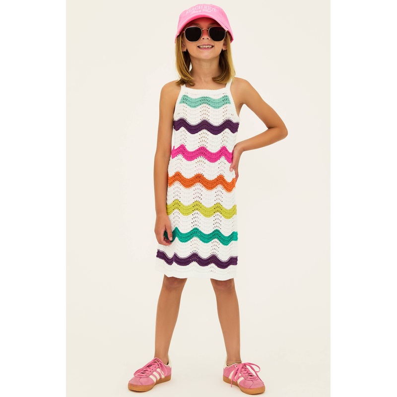 Little Tessie Dress Sunset Sherbert