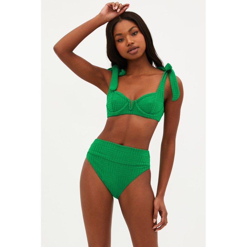 Blair Top Jelly Bean Green Terry