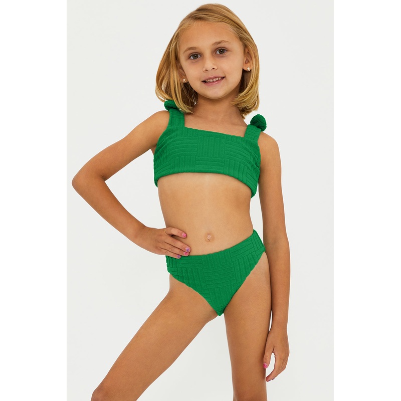 Little Stella Two Piece Jelly Bean Green Terry