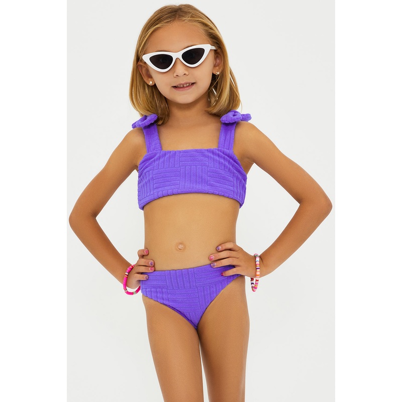 Little Stella Two Piece Ultra Violet Terry