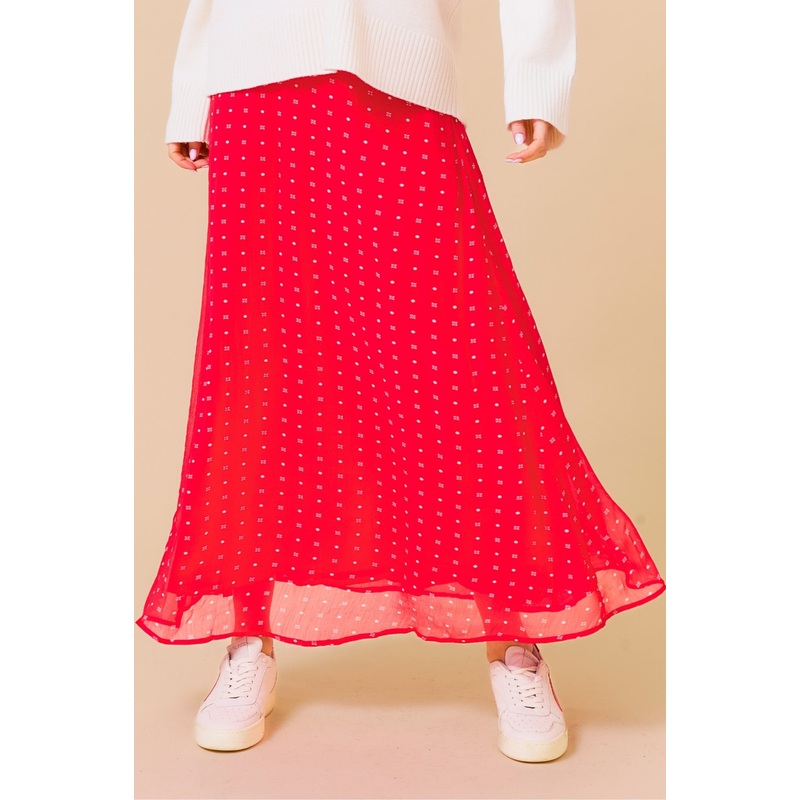 Kate Skirt | Polka Dot Red/White