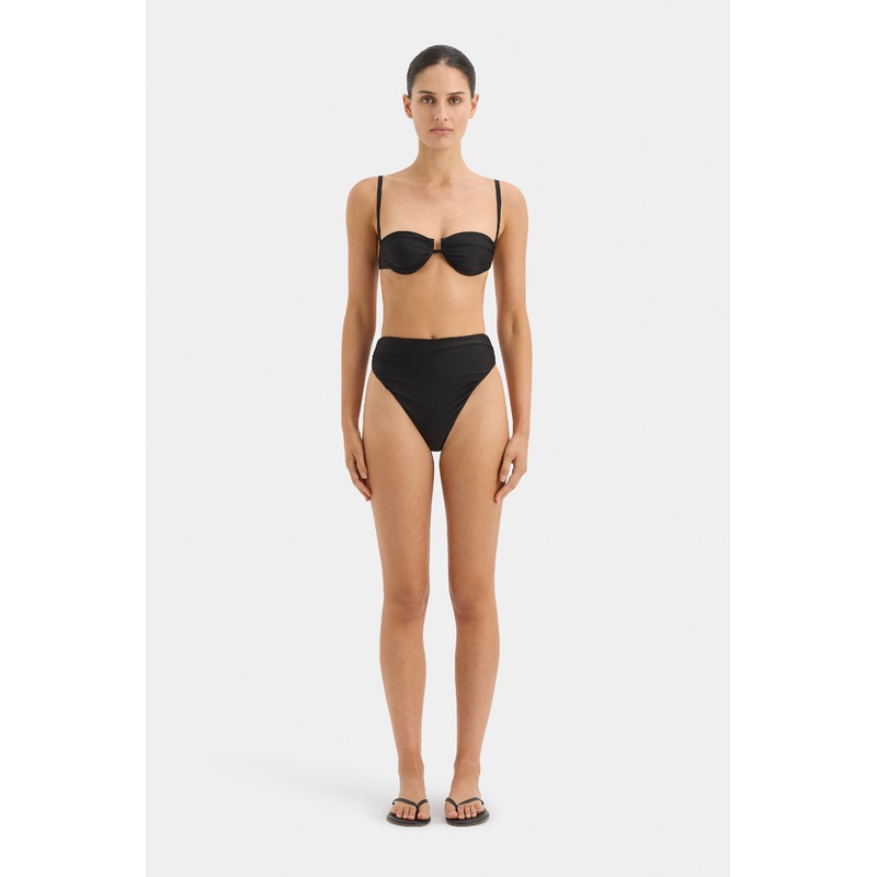 Zoya Gathered High Cut Brief